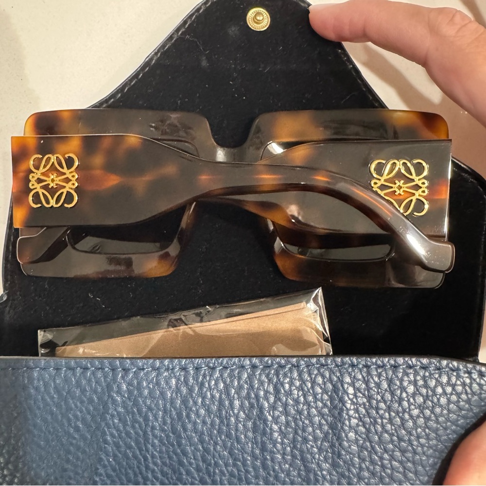 Loewe Tortoiseshell Square Sunglasses - image 4